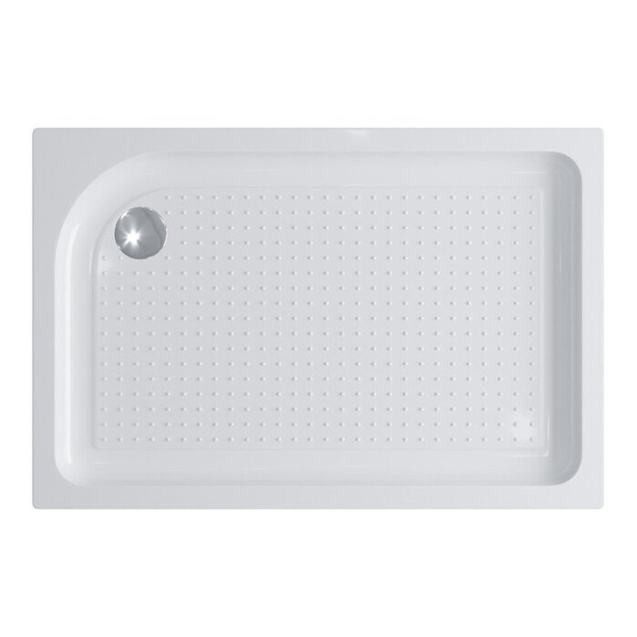 BelBagno TRAY-BB-AH-100/80-15-W-L(R) душевой поддон, акриловый, 80х100х15 см, белый