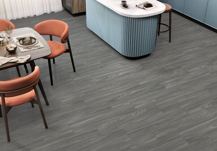 Dune Graphite Delacora керамогранит серо-лиловый матовый sugar-эффект 20х90см