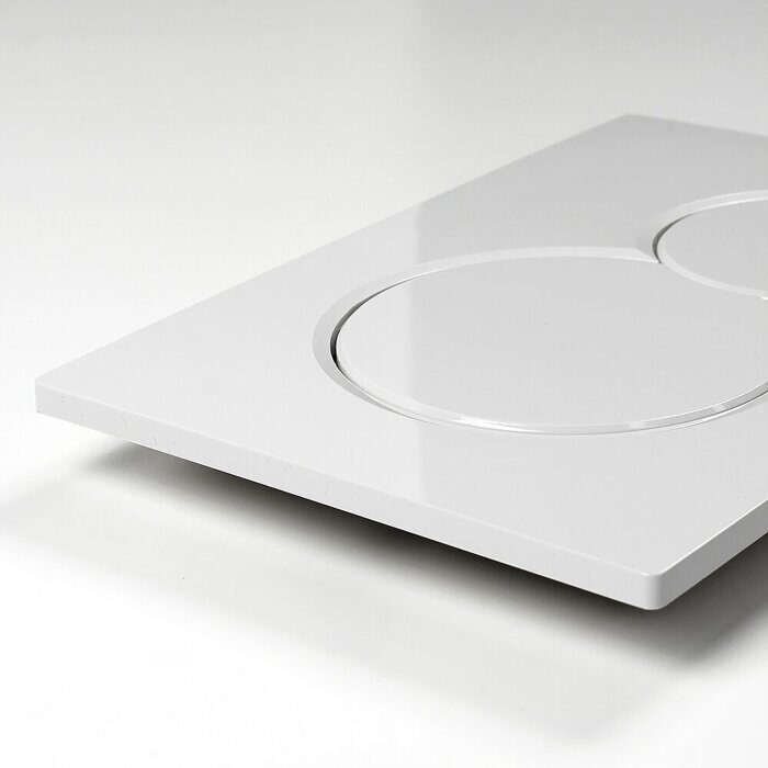 Клавиша смывная для инсталляции, белый, круг, тонкая Beta CS10WT