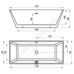 Freedom R Ravak ванна акриловая прямоугольная 175x75 см