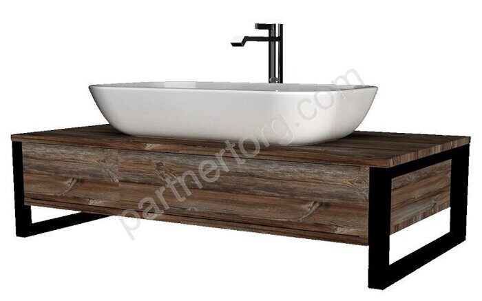 Grunge Loft Marka One Дуб Намибия тумба для ванной комнаты под раковину настольную