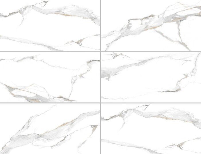 Venus Statuario Satin Staro керамогранит белый сатинированный 60х120 см