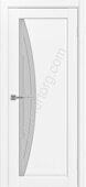 Сицилия 722.21 линии межкомнатная дверь  белый снежный со стеклом мателюкс