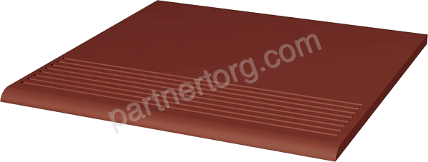 Natural Rosa Stopnica Prosta Plain плитка клинкерная ступень 30х30 Paradyz Ceramics