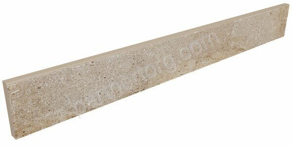 Kailas Light Brown KA03 светло-коричневый неполированный керамогранит 7х60см Estima Плинтус