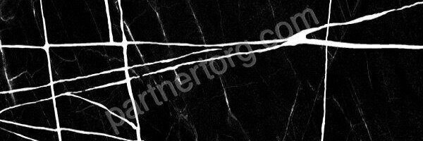 Chicago Black Rock New Trend настенная плитка черная глянцевая 20х60см