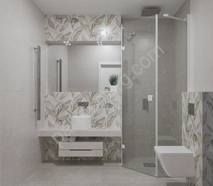 Ebri Gris серый матовый  керамогранит Azori 60х60см