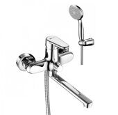 Point LM0317C смеситель для ванны и душа с плоским изливом, хром Lemark