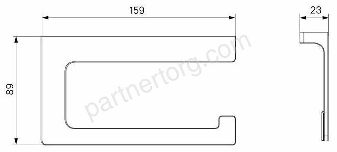 Slide Iddis держатель для туалетной бумаги SLIGM00i43