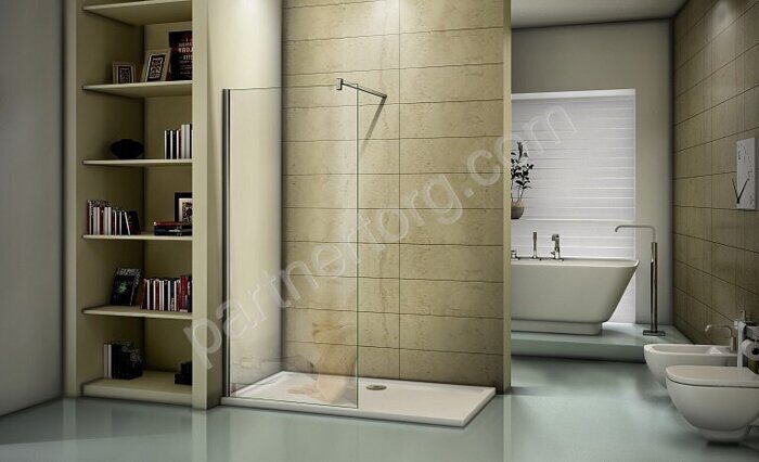 Walk in 100 Chrome кронштейн телескопический хром