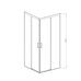 Vincea Soft VSS-3SO100CL, душевой уголок 100х100х195 см, стекло прозрачное, профиль хром