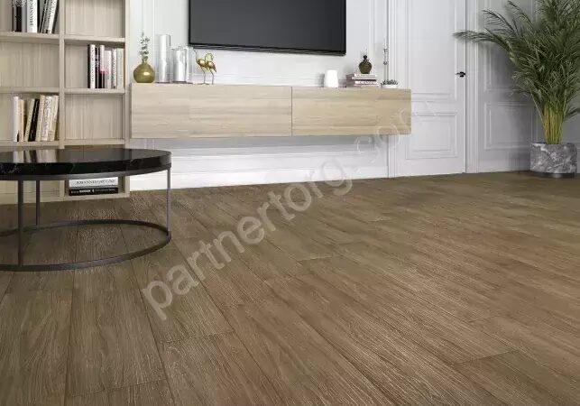 Sandal керамогранит коричневый матовый 20х90см Alma Ceramica GFA92SND44R