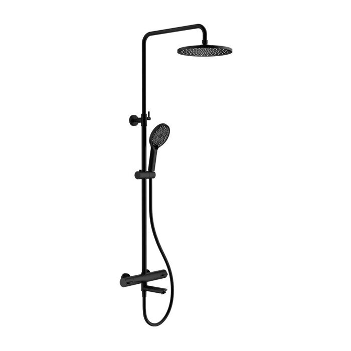 S223.26.06 Splenka Душевая система с термостатом, черный