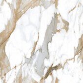 Calacatta Fairy Gold бежевый полированный керамогранит 60х60см Ceradim