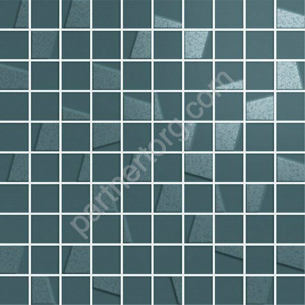 Element Silk матовая мозаичная плитка синяя Italon 30,5x30,5см