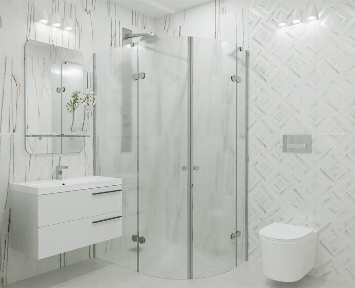 Rosso Venato Geometria настенная плитка белая матовая sugar-эффект геометрия 31х63см Azori