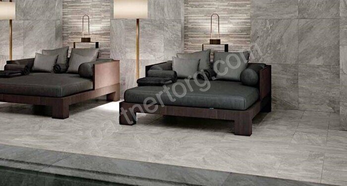 Climb Rock структурированый керамогранит серый Italon 30х60см