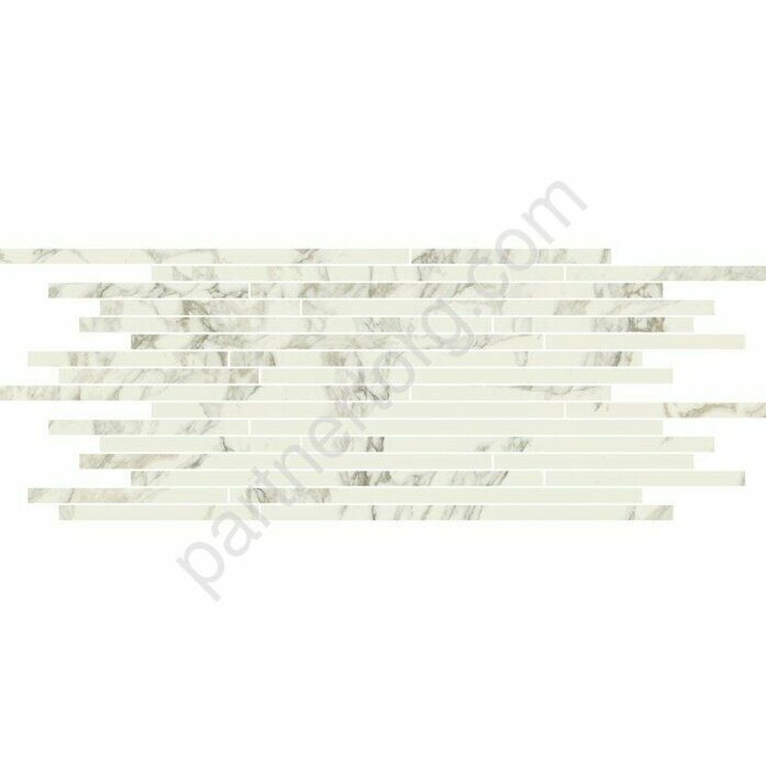 Charme Deluxe Floor Project глянцевая декоративная вставка белая Italon 26x75см