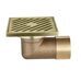 R606.10.03 Трап Raglo для душа 10х10см, сатин золотой