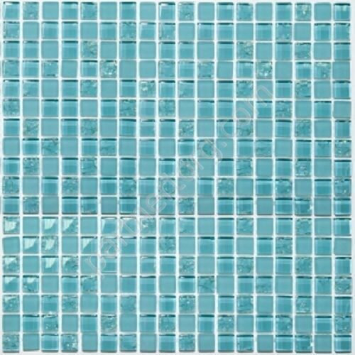 Бирюзовая стеклянная мозаика Exclusive series S-842