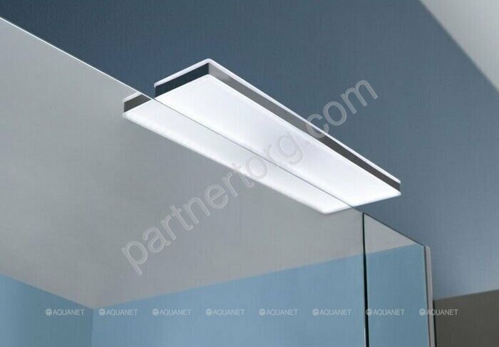 Светильник WT-400 LED универсальный хром/пластик для ванной комнаты Aquanet