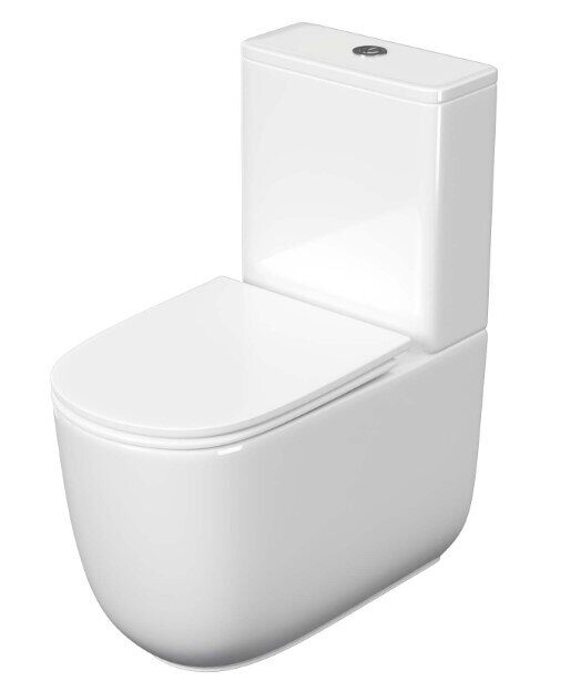 Optima Plus Aquatek унитаз напольный безободковый Торнадо с сидением