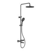 S223.26.09 Душевая система с термостатом, графит