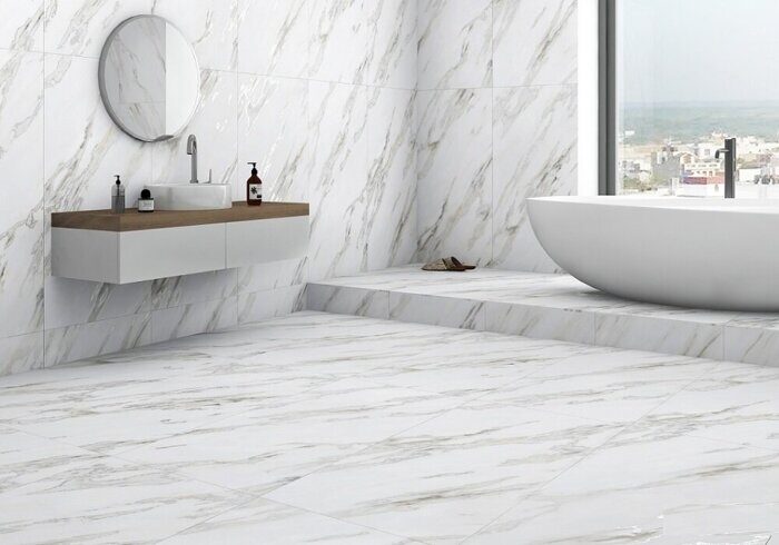 Brilliance Carving белый керамогранит матовый Карвинг 120х60см Empero