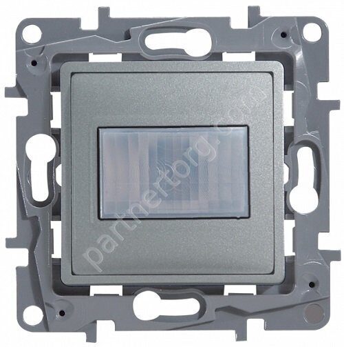 Legrand Etika датчик движения 400Вт, без нейтрали, цвет алюминий