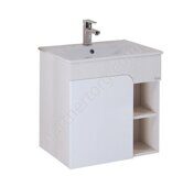 Трио 60.01 тумба для ванной комнаты Оника с умывальником Онтарио 60