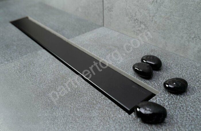 Pestan Confluo Frameless Line 13701322 душевой лоток, трап 850мм черный