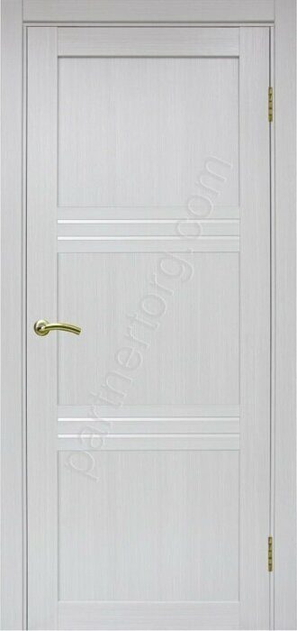 Турин 553.12 межкомнатная дверь ясень серебристый FL со стеклом на выбор