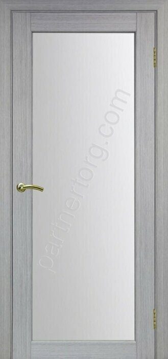 Парма 401.2 межкомнатная дверь дуб серый FL со стеклом на выбор