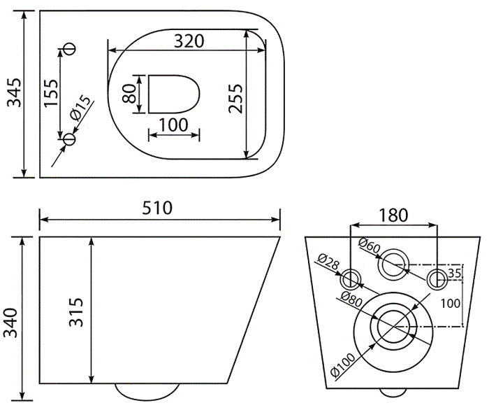 Bild подвесной безободковый унитаз Iddis с сиденьем BILRDSEi25