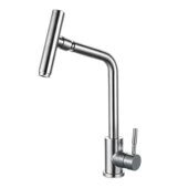 HB73304 Haiba Смеситель для кухни сталь, гибкий излив, переключение на душ