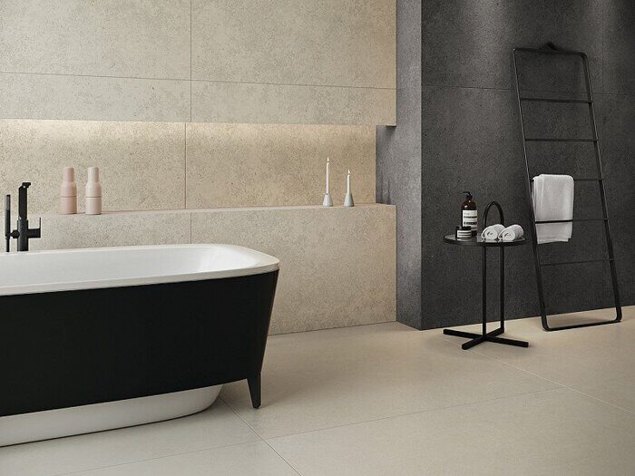 StoneSystem терра антрацит R10A керамогранит матовый 60х120см Vitra