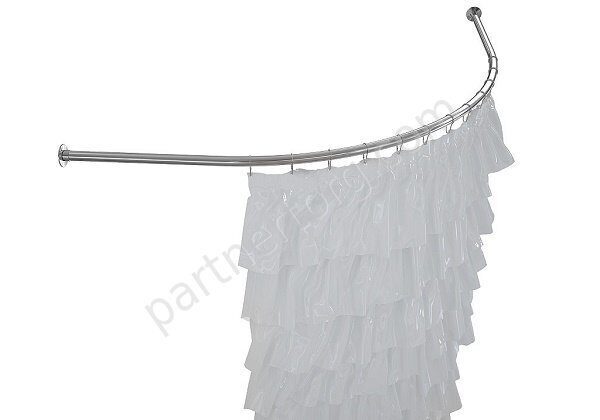 Карниз для шторы к  ванне асимметричной  Мальдива Акванет