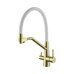 S71.62.03 Splenka Смеситель для кухни с подключением к фильтру питьевой воды, сатин золотой