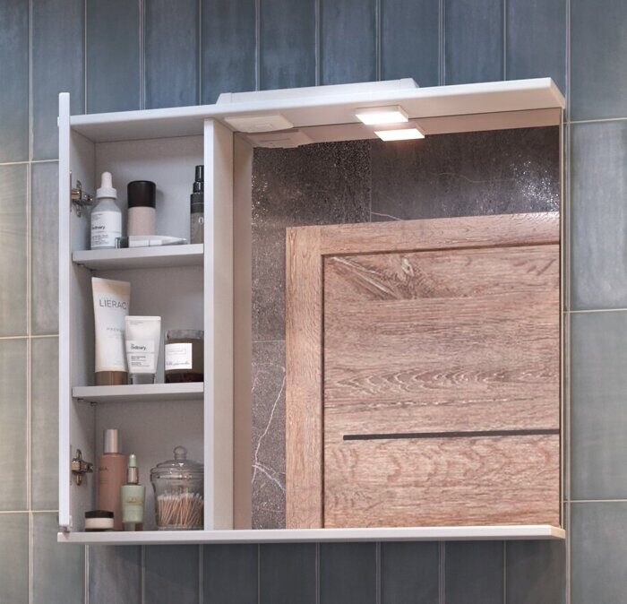 Callao 800 зеркальный шкаф с подсветкой в ванную комнату