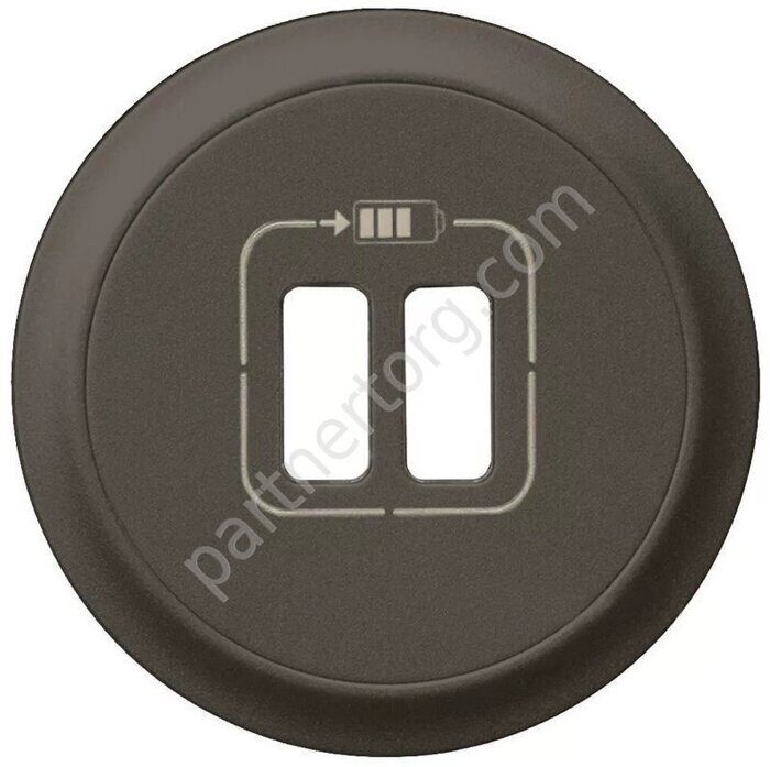 Legrand Celiane лицевая панель для зарядного устройства 2хUSB 1500 мА, цвет графит