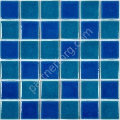 Синяя керамическая мозаика Porcelain series PW4848-17