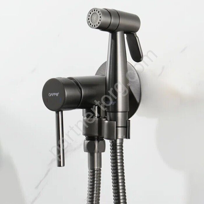 Gappo G7206-9 Оружейная сталь встраиваемый смеситель с гигиеническим душем