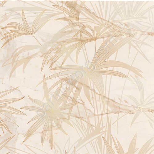 Calacatta Gold панно декоративное из 2-х плиток бежевое глянцевое Kerlife