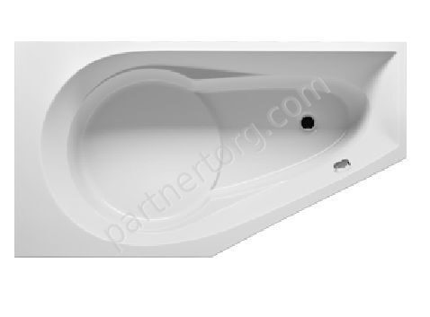 Юкон асимметричная акриловая ванна Riho 160х90 см