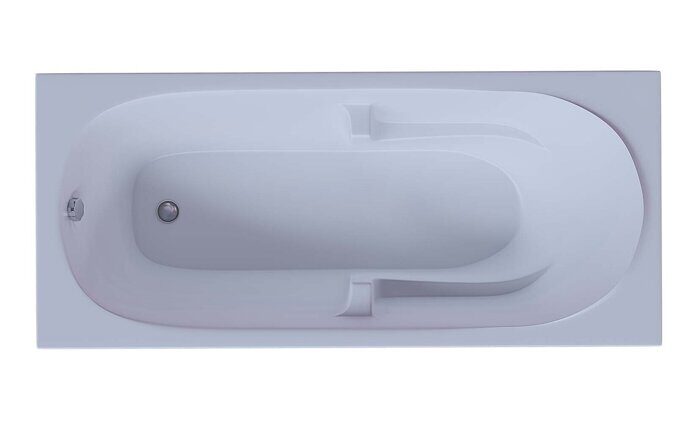Лея ванна акриловая Aquatek 170х75см с каркасом и сливом-переливом