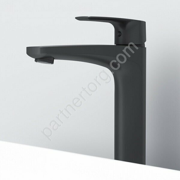 Gem Am.Pm черный матовый смеситель для умывальника высокий F90A92022