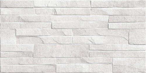 Discover настенная плитка бежевая матовая декофон 25х50см Alma Ceramica TWU2550DCV14