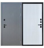 СТ-Эверест Букле графит дверь стальная для улицы Букле графит, МДФ Бетон лофт грей