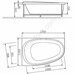 W80W-170R110W-W2D Like, ванна гидромассажная 170х110 см, правосторонняя, c фронтальной панелью, шт