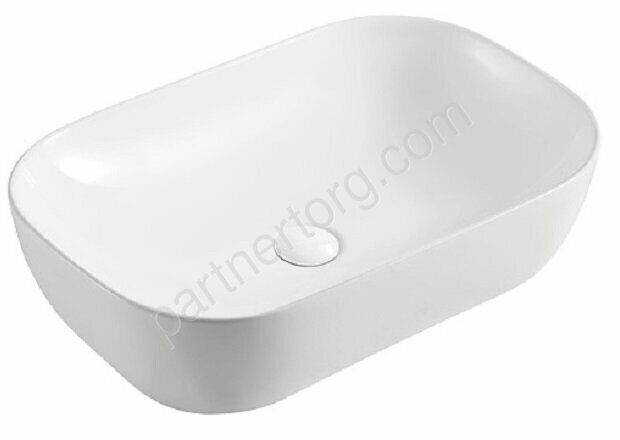Azario белая раковина настольная 49х39,5х15см AZ-2143